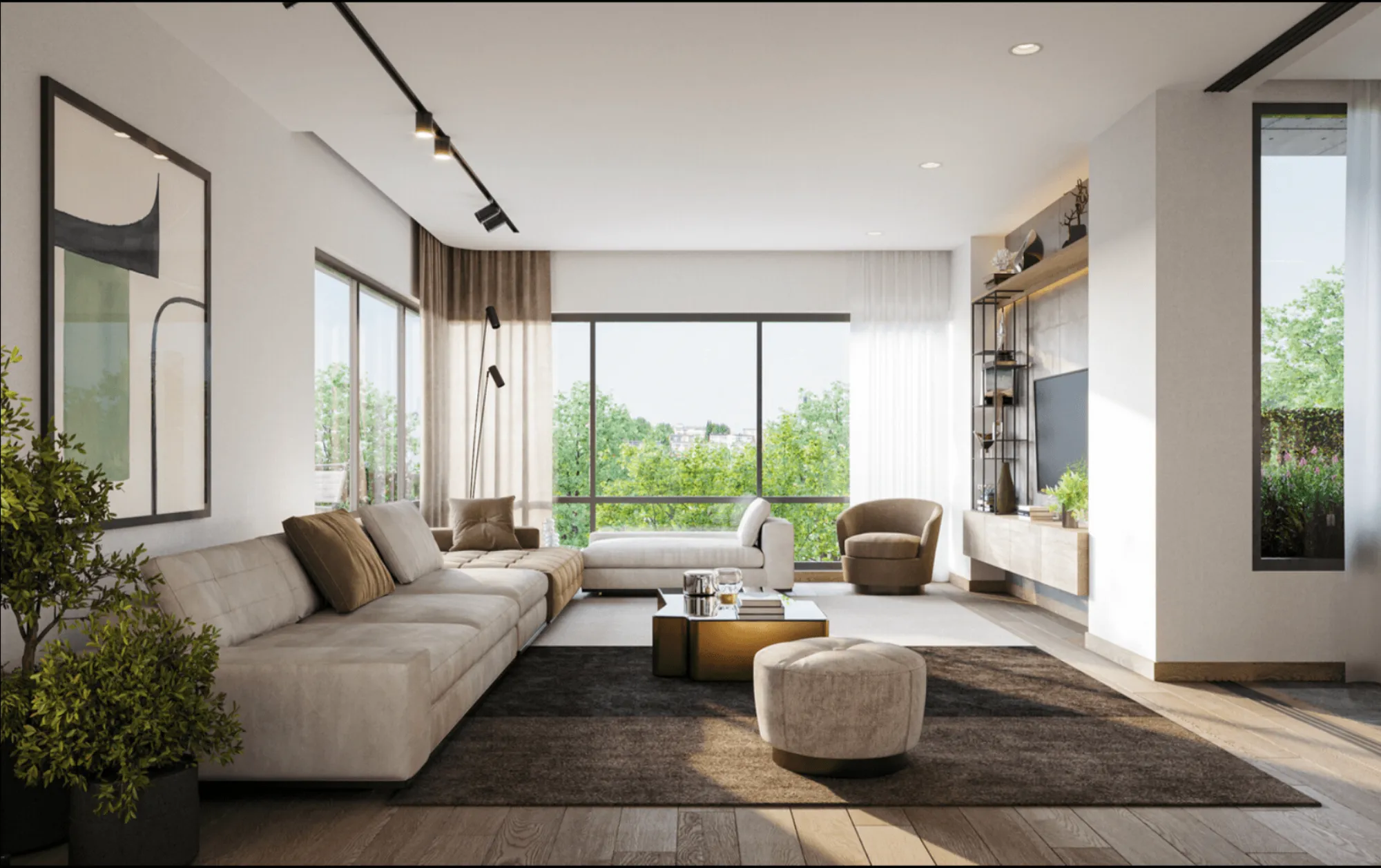 Living Room Rendering